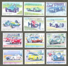 Isle of Man-Motor Racing Vintage Classic Cars (12)-2 sets(2006-8)