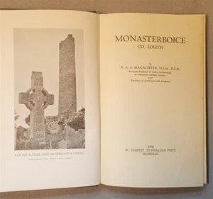 Vintage Guide to MONASTERBOICE by Macalister IRELAND IRISH HISTORY Archaeology - Imagen 1 de 3