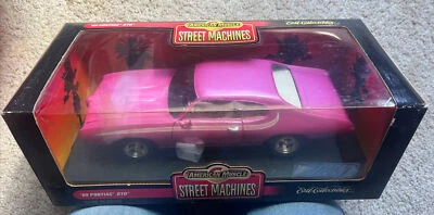 ERTL American Muscle 1969 Pontiac GTO розовый 1:18 литой литой новый в коробке - Изображение 1 из 4