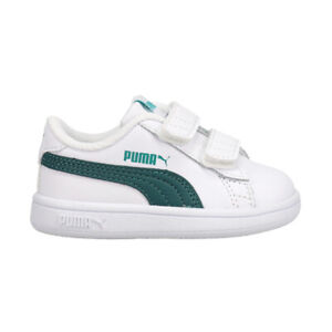 Puma Smash V2 Slip On  Toddler Boys White Sneakers Casual Shoes 36517436