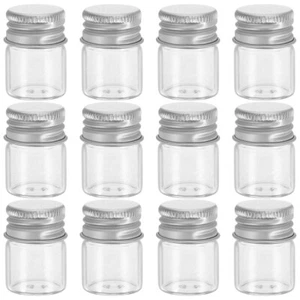 12PCS Glass Storage Container with Cover Spice Storage Tank for Kitchen 5ML - Picture 1 of 12