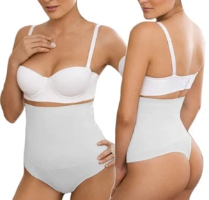 EU Checker Undetectable Thong High Waist Tummy Control Shaper Underwear G String - Picture 1 of 5