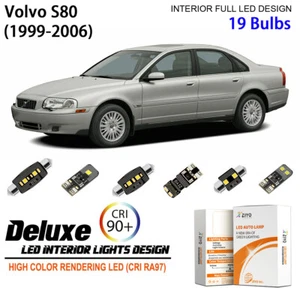 Kit de luz interior LED 19 piezas + bombillas de matrícula para Volvo S80 1999-2006 - Imagen 1 de 9