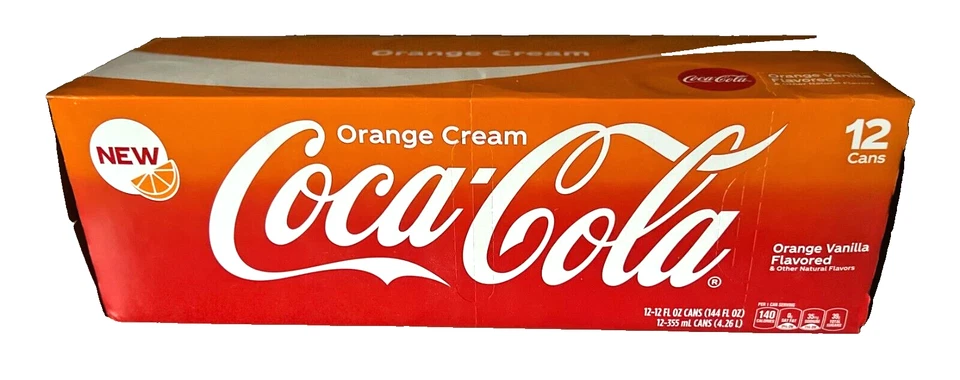 可口可乐橙霜可乐苏打水12包可乐 — 第 1/1 张图片