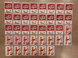 38 Stück St. Louis Cardinals 1979 Fleer Grand Slam Baseball Vintage Aufkleber  - Bild 1 von 1