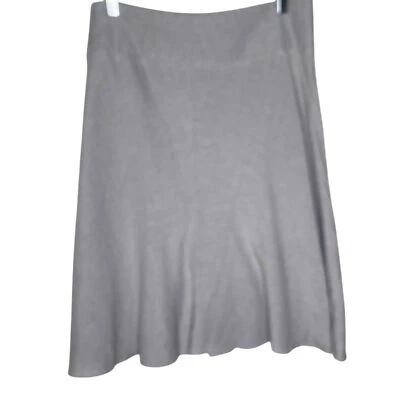 Nic + Zoe серый трапециевидная юбка размер 10 льняной смеси легкий женщин повседневная одежда - Изображение 1 из 4