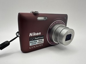 Nikon COOLPIX S4100 14.0MP 5x Digital Camera - Plum