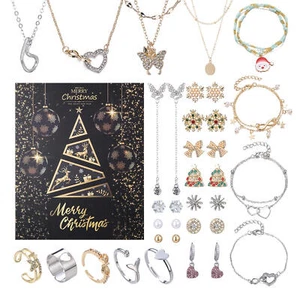 Jewelry Advent Calendar 2024 for Girls Christmas 24 Days Countdown Calendar - Picture 1 of 12