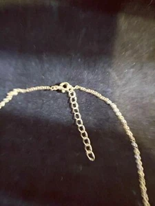 Wish- Clover Pendant Necklace - Gold color- 17-19" (12283) - Picture 1 of 3