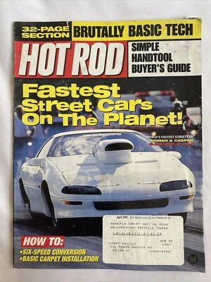 1997 April Hot Rod Magazine Fastest Street Cars On The Planet (CP163) - Image 1 of 3