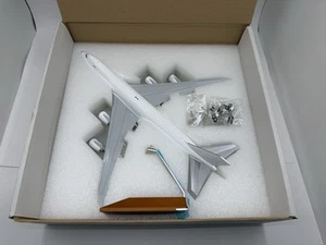 JC Wings Boeing 747-8F Blank w/ Wooden Plaque Stand 1:200 Scale In Original Box - Picture 1 of 24