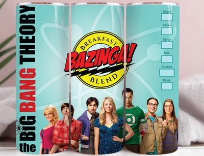 20oz Stainless Steel Tumbler | Big Bang Theory Coffee Mug | Travel Cup - Image 1 of 4