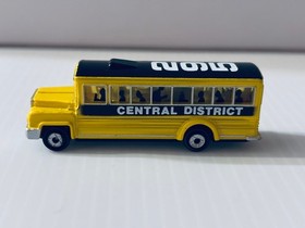 Micro Machines - Galoob - Central District School Bus #295 - Loose