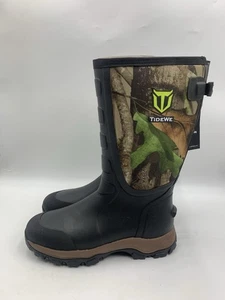 Tidewe Hunting Boots Snake Proof for Men Waterproof Insulated Warm Rubber Sz 11 - Picture 1 of 12