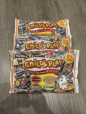Mezcla de caramelos Tootsie Roll para juegos infantiles 3 paquetes, envueltos individualmente 3,25 lb cada uno Foto 1 de 3