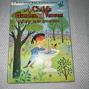 VINTAGE A CHILD’S GARDEN OF VERSES 1965 Robert Louis Stevenson Poems - Imagen 1 de 8