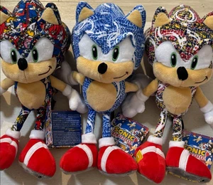 Peluche Sonic the Hedgehog SANEI × Kosuke Kawamura Set-3 SEGA Store Tokyo Limited - Imagen 1 de 8
