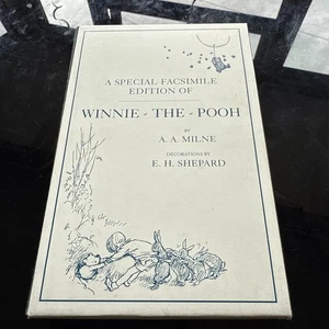 Winnie the Pooh AA Milne Special Facsimile Book 1999 Methuen In Slip Cover C11L - Picture 1 of 10