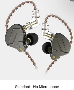 KZ ZSN Pro Dynamic Hybrid Dual Driver in Ear Earphones Detachable Tangle-Free... - Photo 1 sur 6