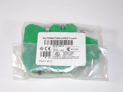 Automation Direct ECX1040-5 Contact Blocks 22mm for use w/ GCX, ECX, ECP (Qty 5) - Image 1 of 2