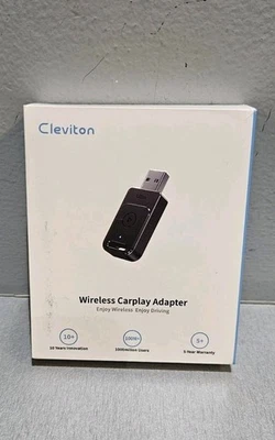 Adaptador Cleviton Inalámbrico Carplay 3X Conexión Automática Rápida, Sin Latencia, Plug and Play Foto 1 de 2