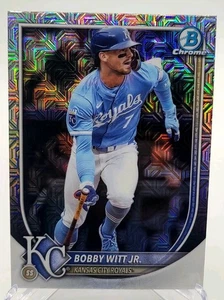 2025 Bowman Chrome Bobby Witt Jr. #7 MOJO Refractor Royals & Base. - Picture 1 of 6