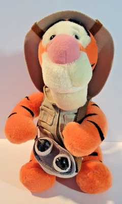 Walt Disney World Animal Kingdom 10" Tigger Safari Plush w/Binoculars EXCELLENT - Image 1 of 4