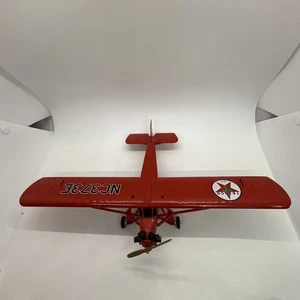 TEXACO NC373E Diecast Model Plane Bank Curtiss Robin ERTL Collectibles Red - Picture 1 of 22