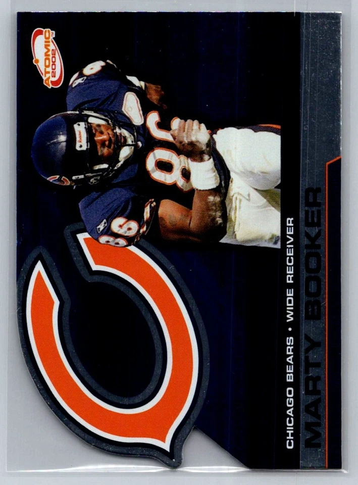 💎2002 Pacific Atomic Football #16 Marty Booker - Chicago Bears💎 - Image 1 of 2