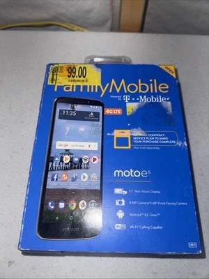 New Blue Family Mobile Moto E5 5.7 Max Display, 8 MP CAMERA - Image 1 of 4