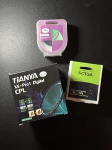 Lot of 11 NEW Camera Filters - TiANYA & FOTGA - In Original Boxes - 37mm & 52mm - Picture 1 of 10
