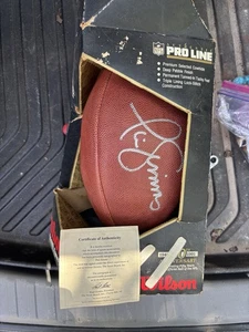 Phil Simms Signed Wilson Football w/COA #11 NFL New York Giants QB! - Picture 1 of 4