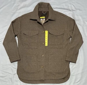 Banana Republic Jacket Womans Small Brown 4 Pocket Chore Barn Coat Adult S - Picture 1 of 11