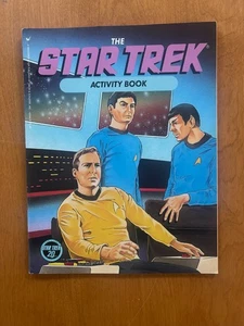 The Star Trek Activity Book - 1986 - 20th Anniversary - Unused - Picture 1 of 5