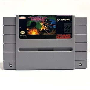 Gradius III 3 (Super Nintendo SNES, 1991) Authentic Game Cartridge Tested - Picture 1 of 10