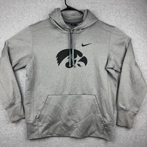Nike Iowa Hawkeyes Size Medium M Club Hoodie Gray AR3394-063 - Picture 1 of 5