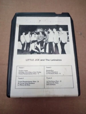 Little Joe and the Latinaires 8 Track Tape Rare...Gallito Records 1977...RARE - Image 1 of 4
