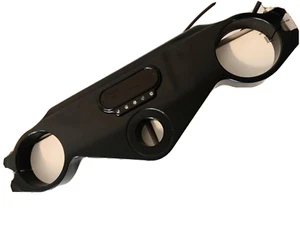DUCATI MONSTER 600 750 FASTEC BILLET TOP YOKE BLACK ANODISED BILLET HIGH QUALITY - Picture 1 of 8
