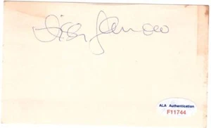 TISA FARROW (d. 2024) "Zombie" signierte 3x5 Karteikarte ALA F11744 - Bild 1 von 1