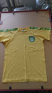 Extremely rare original vintage NASL T-shirt Adidas 3 stripe Made in USA Size M - Picture 1 of 8
