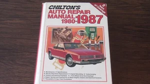 Chilton's Auto Repair Manual 1980-1987 American & Canadian Cars #7670 Hardcover - Picture 1 of 4