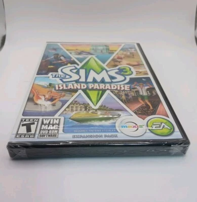 The Sims 3 Island Paradise - Win Mac DVD-ROM software 2013 Electronic Arts New - Image 1 of 2