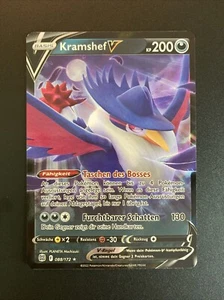 German Pokemon Full Art Kramshef V 088/172 Shining Legends - Picture 1 of 4