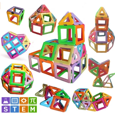 40 Pcs Learning Building Blocks Tiles Kids Toys Gifts For Boy Girls 3-9 Year Old - Image 1 of 4