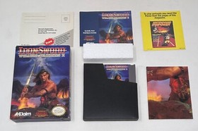NES Nintendo - Iron Sword Wizards & Warriors II 2 - CIB completo con tutti gli inserti