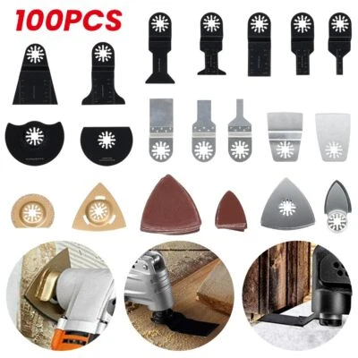 100/66/23x Sägeblatt Multifunktionswerkzeug Zubehör Set für Fein Bosch Makita - Bild 1 von 4