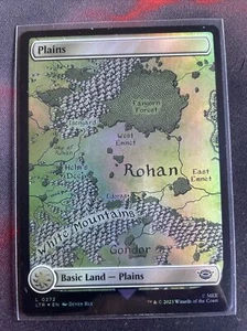 MTG Plains The Lord of the Rings: Tales of Middle-earth 272 Foil Land - Picture 1 of 3