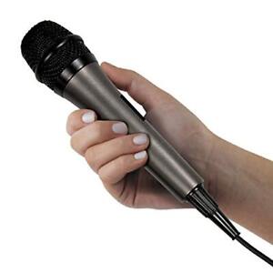Wired Microphone for Karaoke Black - Unidirectional Dynamic Vocal Microphone .