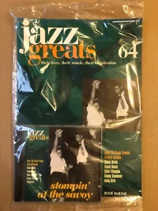 Jazz Greats Magazine & CD #64 Stompin At The Savoy New & Sealed M298 - Imagen 1 de 2