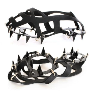 Gear 18 dientes atrapados en hielo fácil silicona zapato antideslizante escalada crampones - Imagen 1 de 9